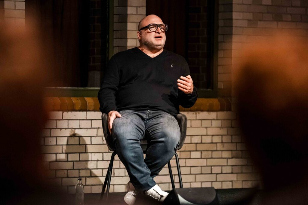 Raphael Stuyck speaking at Piano Academy 2026